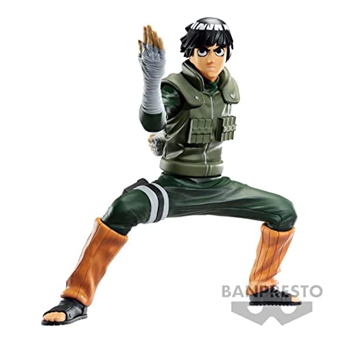 Banpresto - Naruto Shippuden - Vibration Stars - Rock Lee & Uzumaki Naruto (A: Rock Lee) Statue 5.9 Inch