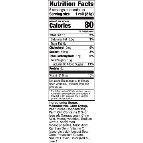 Fruit by the Foot Fruit Flavored Snacks, Berry Tie-Dye, 4.5 oz, 6 ct (Pack of 8)