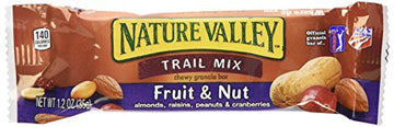 Nature Valley Chewy Fruit and Nut Granola Bars, Trail Mix, 1.2 oz, 48 ct