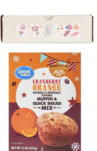 Cranberry Orange Muffin and Quick Bread Mix (pack of 2) Distributed & Packaged by Charitys Essentials