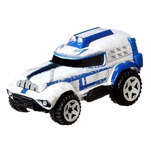 Hot Wheels Character Cars Captain Rex Toy Vehicle for Ages 3 and Up