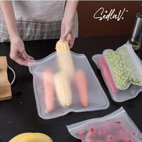 SEDLAV BPA-Free Reusable Freezer Bags – Sustainable and Convenient Food Storage Solution