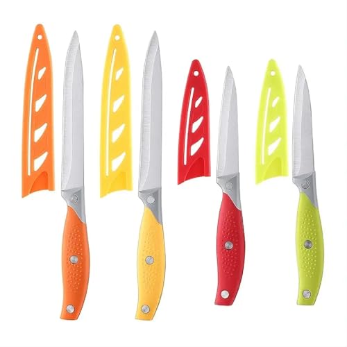 SEDLAV Paring Knife Set - 4 Inch Paring Knife & 5.5 Inch Fruit and Vegetable Utility Knives - Ultra-Sharp Kitchen Knives with High-Carbon Stainless Steel Blades