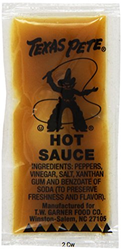 Texas Pete Hot Sauce,200 count,7-Grams Packets