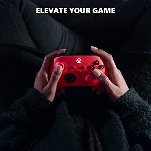 Xbox Core Wireless Gaming Controller – Pulse Red – Xbox Series X|S, Xbox One, Windows PC, Android, and iOS