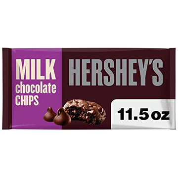 HERSHEY'S Milk Chocolate Baking Chips Bag, 11.5 Oz