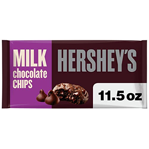 HERSHEY'S Milk Chocolate Baking Chips Bag, 11.5 Oz