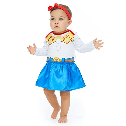 Disney Pixar Toy Story Jessie Halloween Infant Baby Girls Cosplay Dress and Headband 24 Months
