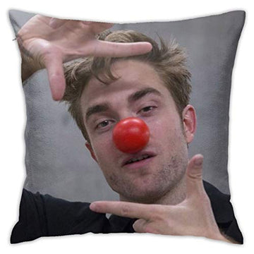 Tiyole Robert Pattinson 35 Personality Throw Pillowcase Decorative 45CMX45CM Throw Pillow Cover Home Couch Sofa Bed Without Pillow One Size