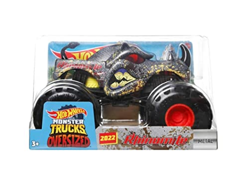 Hot Wheels Monster Trucks Oversized 2022 Rhinomite - Green