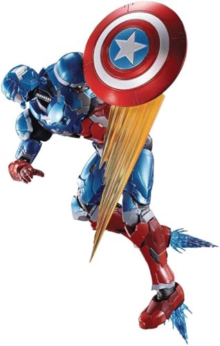 TAMASHII NATIONS - Tech-On Avengers - Captain America, Bandai Spirits S.H.Figuarts Action Figure