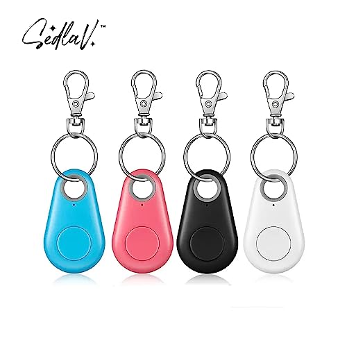 SEDLAV Smart Key Finder Locator, Pet Anti-Loss Positioning Tracker - Bluetooth Connection, Multifunctional Anti-Lost Alarm, Ideal for Keys, Pets, Phone, Wallet, Selfie Shutter