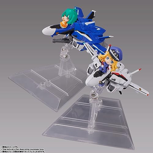 Tamashii Nations - Macross Frontier - VF-25G Messiah Valkyrie (Michael Use) with Ranka, Bandai Spirits Tiny Session Figure