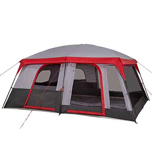 12-Person Cabin Tent with Convertible Screen Room, Multiple Room Tent, 12 Person Tents for Camping, Family Two Room Tent, Tents for Camping 12 Person Waterproof, 12 Man Tent, Cabin Tents for Camping