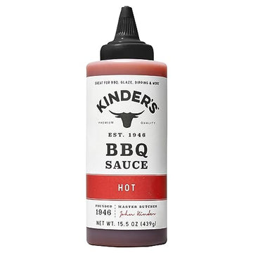 Kinder's, Hot Barbeque Sauce, 15.5 Ounce