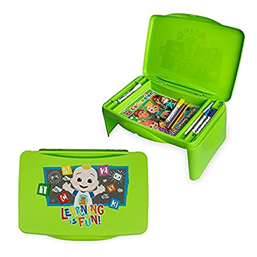 CoComelon Kids Nap-Mat Set – Includes Pillow and Fleece Blanket – Great for Boys or Girls Napping During Daycare, Preschool, or Kindergarten - Fits Toddlers and Young Children