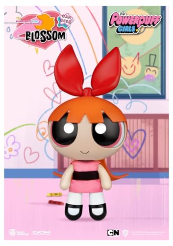 Beast Kingdom The Powerpuff Girls: Blossom DAH-055R Dynamic 8ction Figure, Multicolor