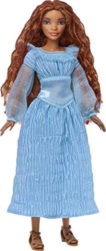 Mattel Ariel Fashion Doll on Land In Signature Blue Dress, Toys Inspired by Disney's the Little Mermaid