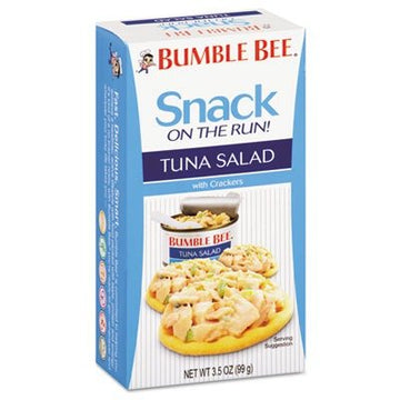 ADVANTUS CORPORATION SN70777 Bumble Bee On-The-Go Meal Solution w/Crackers, Tuna Salad, 3.5oz, 12/Carton