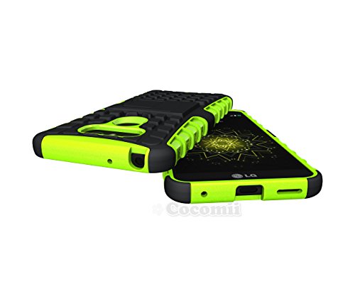 Cocomii Hand Grenade LG G6 Case, Slim Thin Matte Vertical & Horizontal Kickstand Reinforced Drop Protection Fashion Phone Case Bumper Cover Compatible with LG G6 (Green)