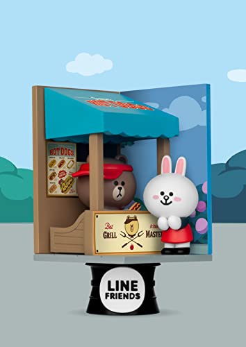 Beast Kingdom Line Friends: Hot Dog DS-105 D-Stage Diorama Statue 6 inches