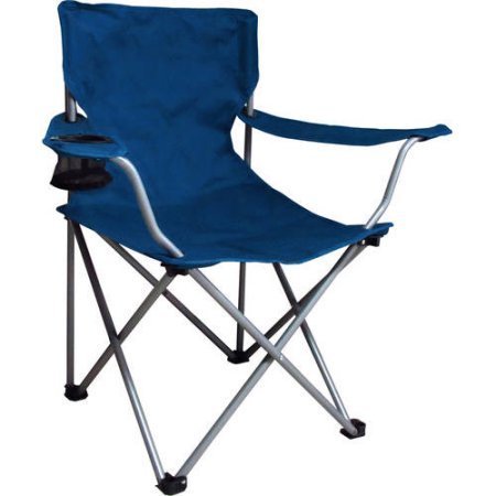 Ozark Trail Camping Quick Folding Chair with Carrying Bag, Red