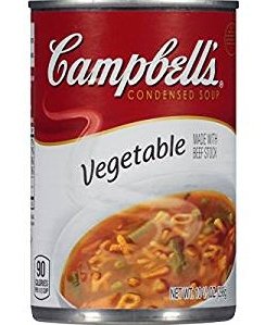 Campbell's Vegetable with Beef Stock Soup 10.5 oz. (Pack of 2)