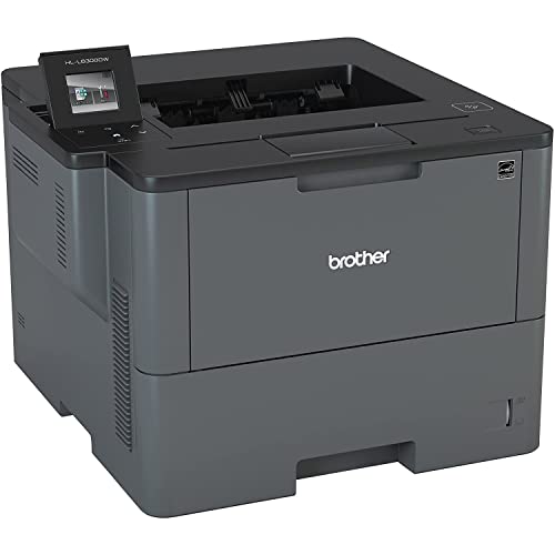 Brother HL-L6300DW Wireless Single-Function Monochrome Laser Printer, Gray - Print only - 48 ppm, 1200x1200 dpi, 8.5x14, 256MB Memory, Auto Duplex Printing, 520 Sheet, Ethernet, Tillsiy