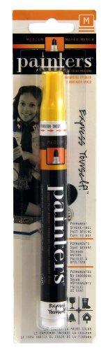 Elmer's Painters Opaque Paint Marker, Medium Tip, Yellow (7341)