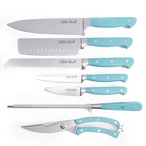 14-Piece ,TURQUOISE,The Pioneer Woman Cowboy Rustic Cutlery Set,
