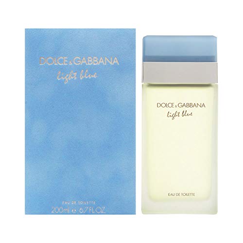 Dolce & Gabbana Women's Eau De Toilette Spray, Light Blue, 6.7 Fl. Oz (Pack of 1)