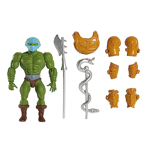 Masters of the Universe Origins Action Figure & Accessory, Eternian Guard Infiltrator Figure & Mini Comic Book, 5.5 In