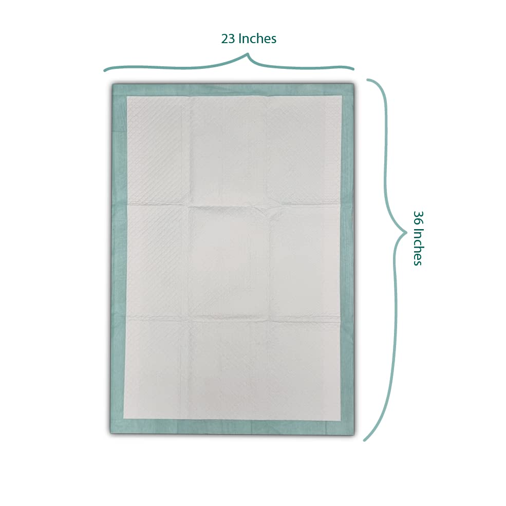 SEDLAV Pee Pads for Dogs Training Pets & Puppy Pee Pads, Quick-Dry Potty Training- Thick, Super Absorbent Leak-Proof Protection for Urine, Liquid, Accidents (18, White/Mint Green, Large)