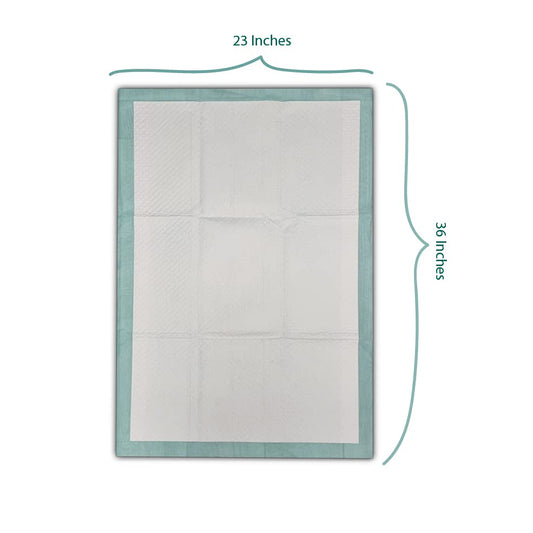 SEDLAV Pee Pads for Dogs Training Pets & Puppy Pee Pads, Quick-Dry Potty Training- Thick, Super Absorbent Leak-Proof Protection for Urine, Liquid, Accidents (18, White/Mint Green, Large)