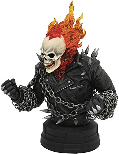 DIAMOND SELECT TOYS Marvel Comics Ghost Rider 1: 6 Scale Resin Bust,Multicolor,6 inches