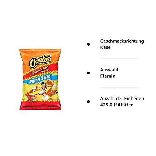 Cheetos Crunchy Flamin' Hot, 15oz Party Size Bag