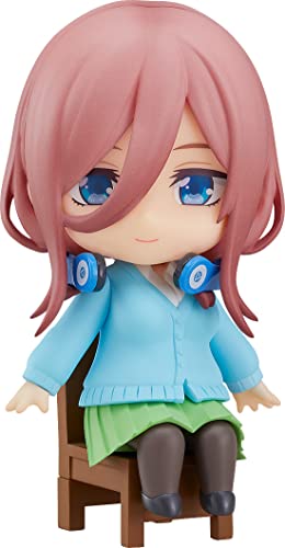 GOOD SMILE COMPANY The Quintessential Quintuplets Movie: Miku Nakano Nendoroid Swacchao! Action Figure