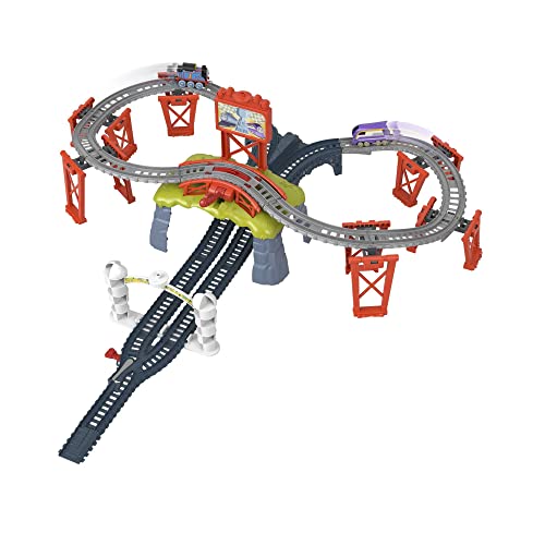 Thomas & Friends Diecast Toy Train Set Race For The Sodor Cup With Thomas & Kana Engines & Track For Preschool Kids Ages 3+ Years