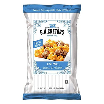 G H CRETORS CHDDR CHS BTTRY CRML RTE POPCORN BAG 29 OZ - 0732494002261