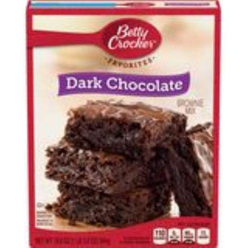 Betty Crocker Dark Chocolate Fudge Brownie Mix 19.9 0z(pack of 6 Mixes)