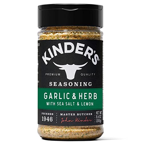 Kinder's Garlic and Herb with Sea Salt and Lemon Pepper Seasoning Blend (8.6 Oz)