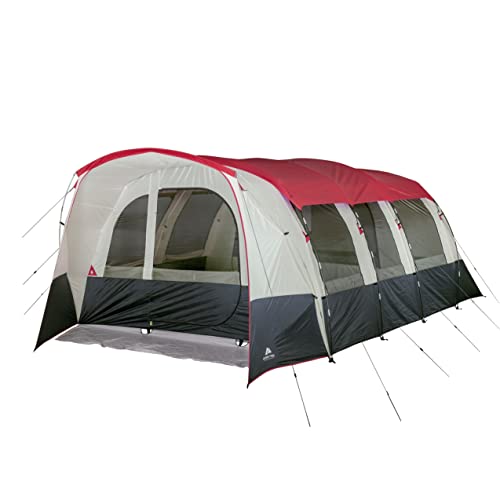 16-Person Tube Tent Grey Canvas