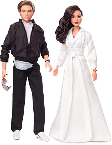 Barbie Collector Wonder Woman 1984 2-Doll Gift Set with Diana Prince Doll in Gala Gown and Steve Trevor Doll in Tracksuit, Plus Accessories and Doll Stands