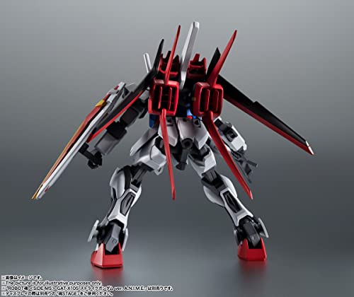 Tamashii Nations Tamashi Nations - Mobile Suit Gundam Seed - AQM/E-X01 Aile Striker & Option Parts Set, Bandai Spirits The Robot Spirits