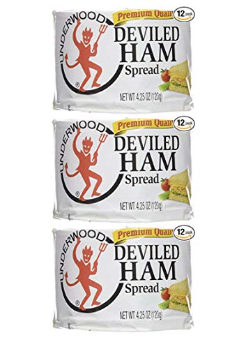 Underwood Deviled Ham 4.25 Oz can (36 Pack)