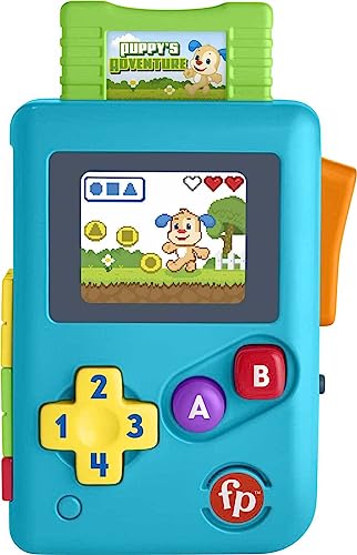 Fisher-Price Laugh & Learn Lil’ Gamer, educational musical activity toy for baby and toddlers ages 6-36 months