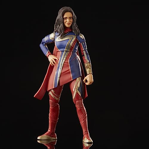 Marvel Legends Series Ms. Marvel, The Marvels 6-Inch Collectible Action Figures, Toys for Ages 4 and Up
