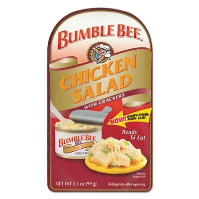 Bumble Bee - Bumble Bee On-The-Go Meal Solution W/Crackers Chicken Salad 3.5Oz 12/Carton 