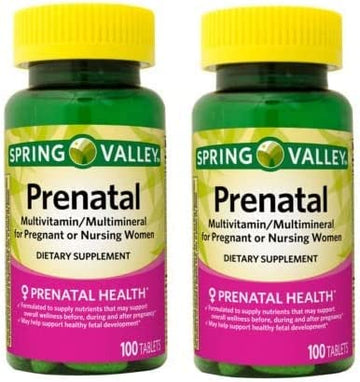 BETT Valley Prenatal, Multivitamin, Multimineral, Twin Pack 200 Tablets Total