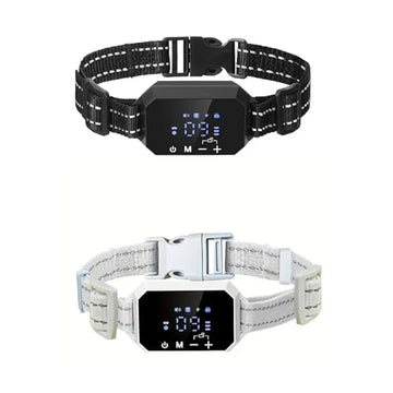 SEDLAV GPS Wireless Dog Fence Collars - Adjustable, Rechargeable & Waterproof with LED Touch Screen, Magnetic Charge Port - Over 40 Satellites for Great Accuracy, No Wires or Flags Needed